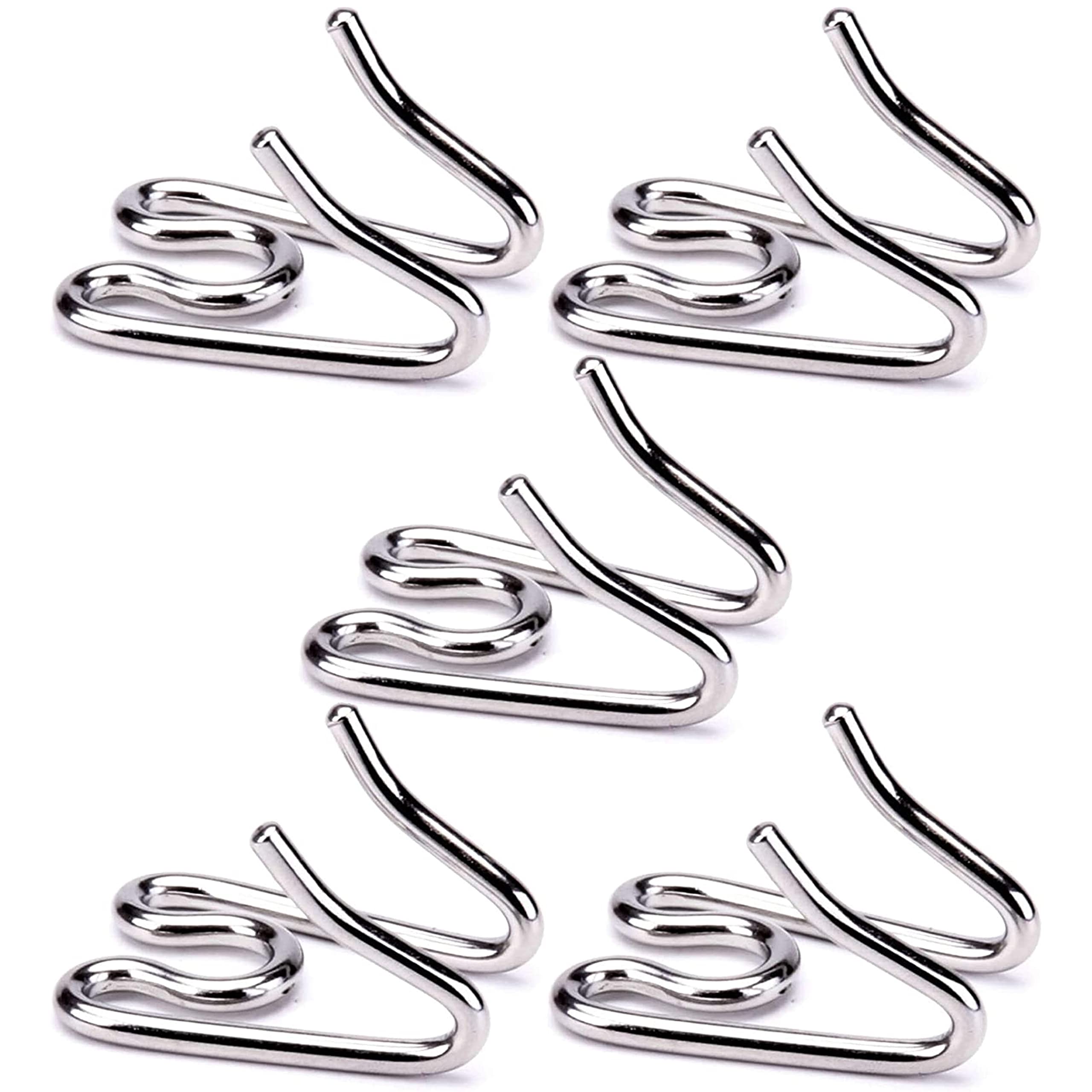 MOZETO stainless steel dog collar extra link extension for a longer, comfortable fit.