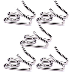 MOZETO stainless steel dog collar extra link extension for a longer, comfortable fit.