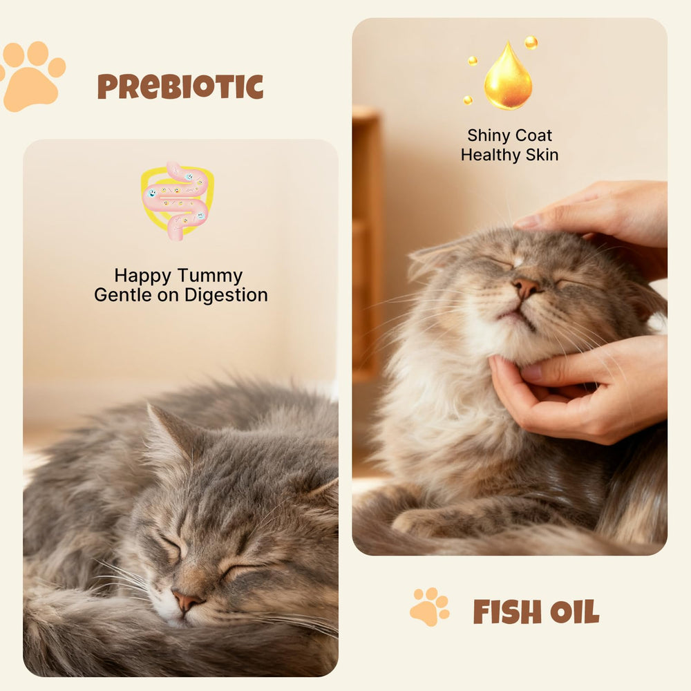 M-PETS Ocean Fresh Tuna texture close-up highlights real tuna aroma cats naturally crave.