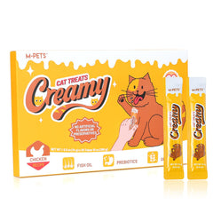 M-PETS Triple Meat Lickable Treats tubes pack ready for treat time and hydration.