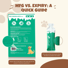 M-PETS Variety Pack Lickable Dog Treats assorted flavors for variety-loving dogs