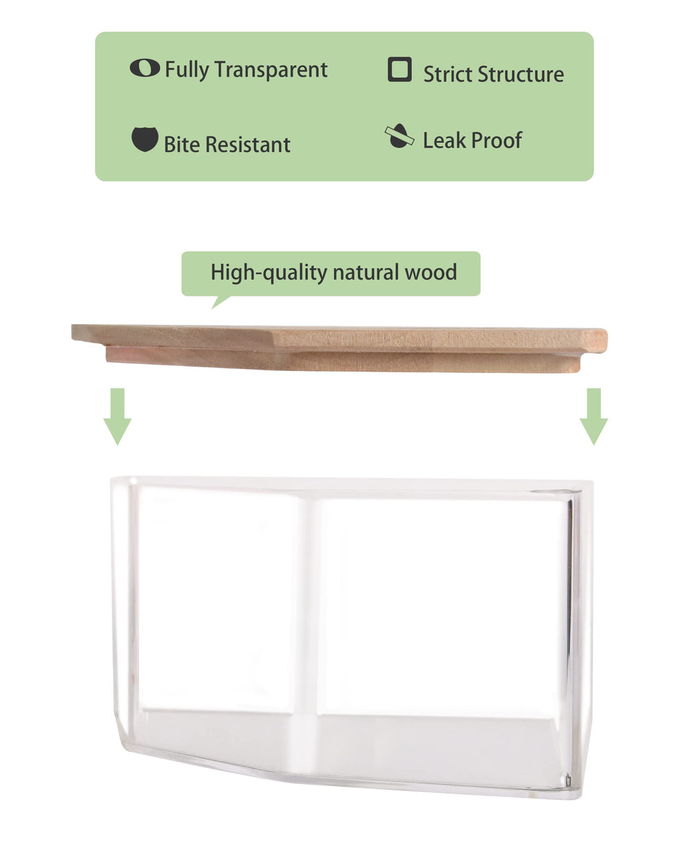MPMLMF detachable acrylic shell allows easy disassembly for hygienic upkeep