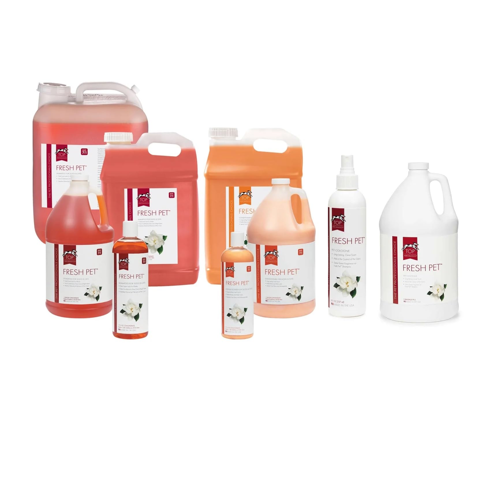 MPP Dog Grooming Pro Fresh Pet Conditioner bottle adds body and easy brushing.