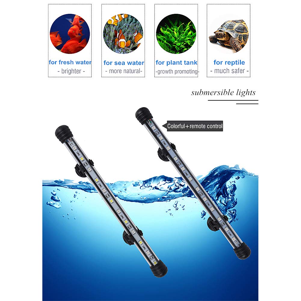 MQ IP68 submersible light installed underwater with suction cups.