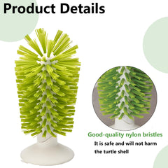 MQACPUPY ergonomic-handle turtle brush ease during gentle scrubbing