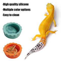 MQACPUPY silicone feeding dish with soft texture gentle on delicate snouts