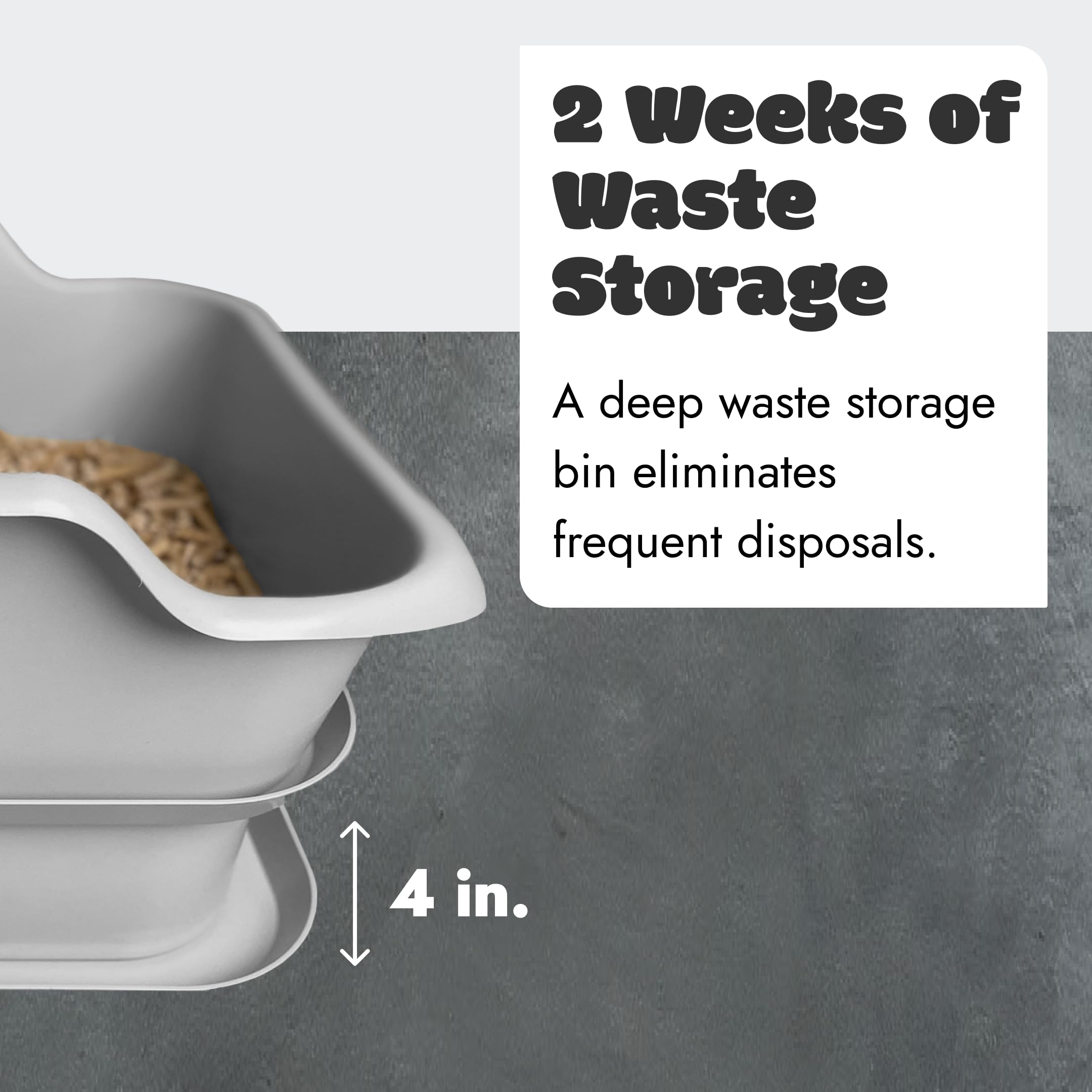 Mr. Catman sifting pan close-up showing smooth non-stick surface.