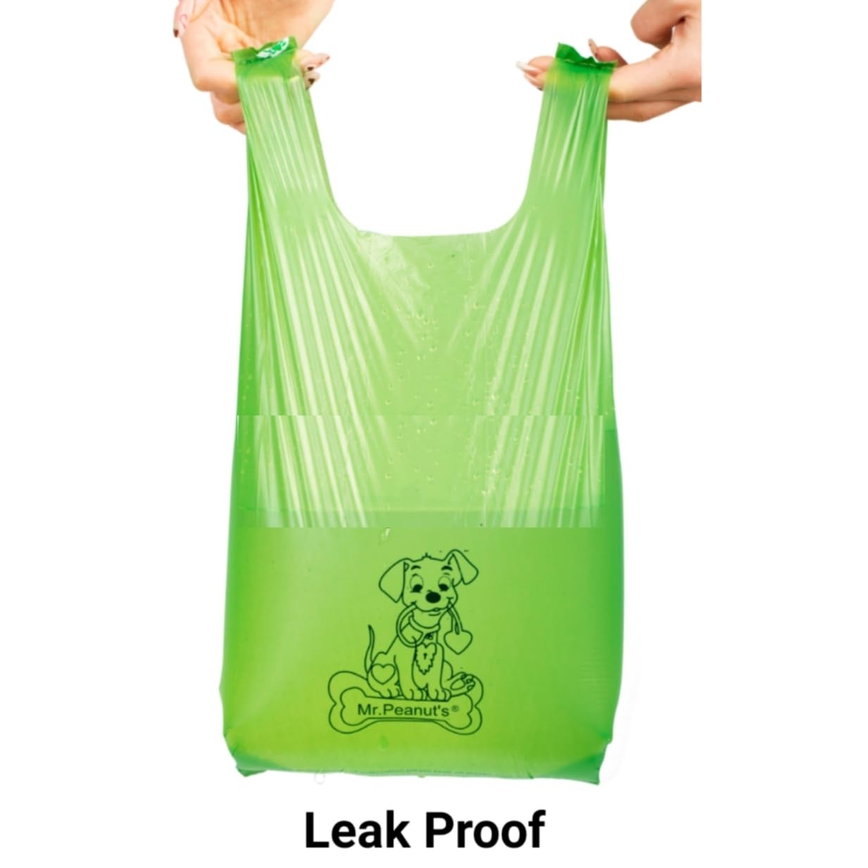 Mr. Peanut's XL bags are 15 microns thick for durability.