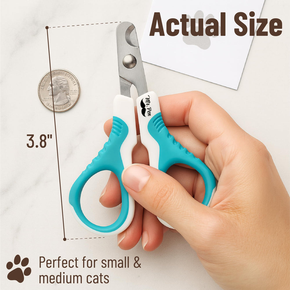 Mr. Pen cat nail clipper kitten-friendly design aids gentle trimming.