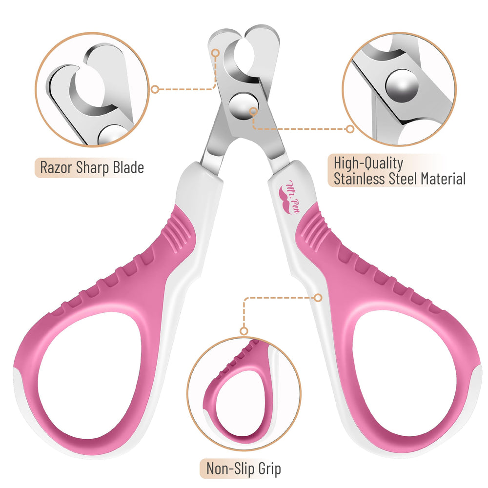 Mr. Pen non-slip grip reduces slips during nail trimming.