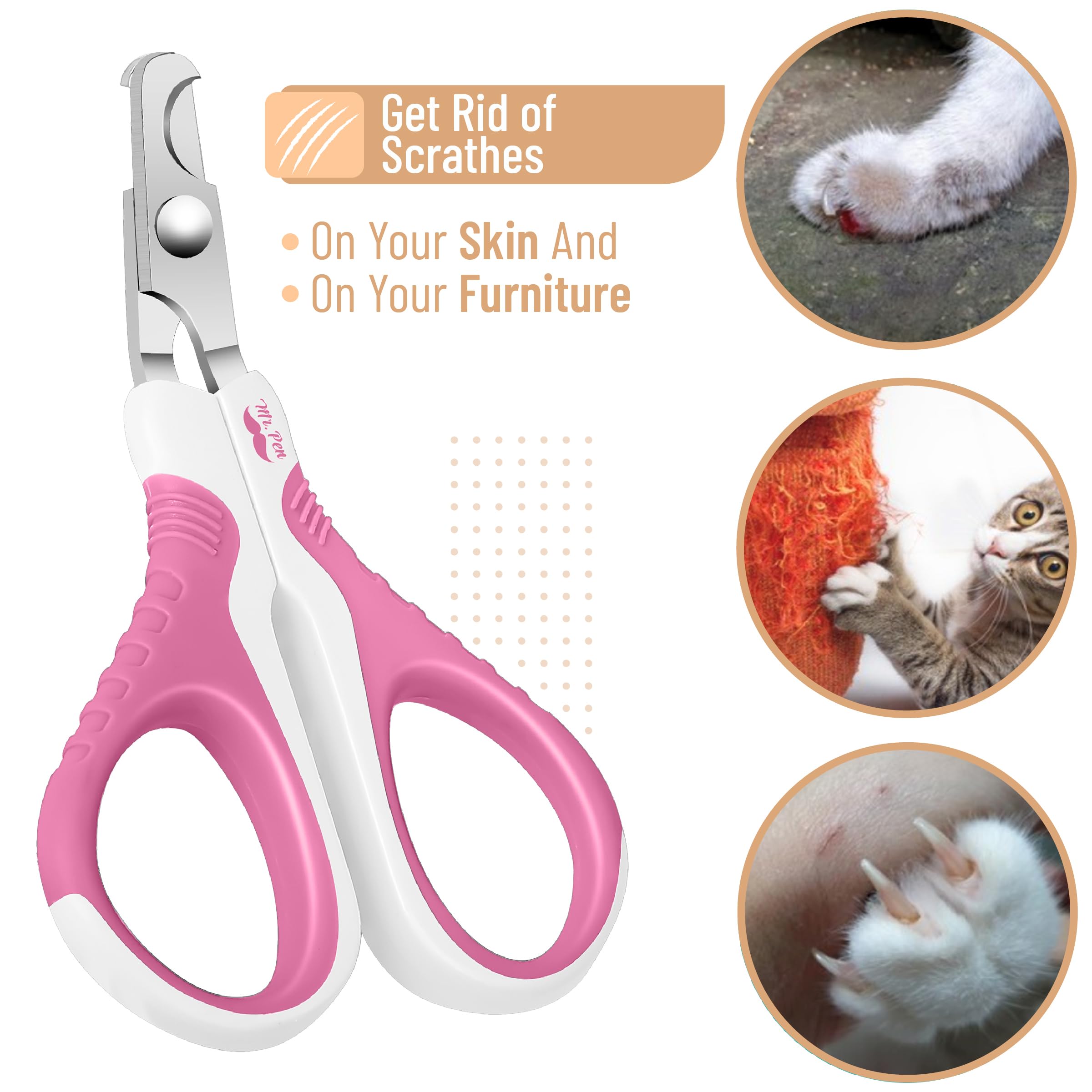 Mr. Pen stainless steel blades provide quick cuts with minimal pressure.