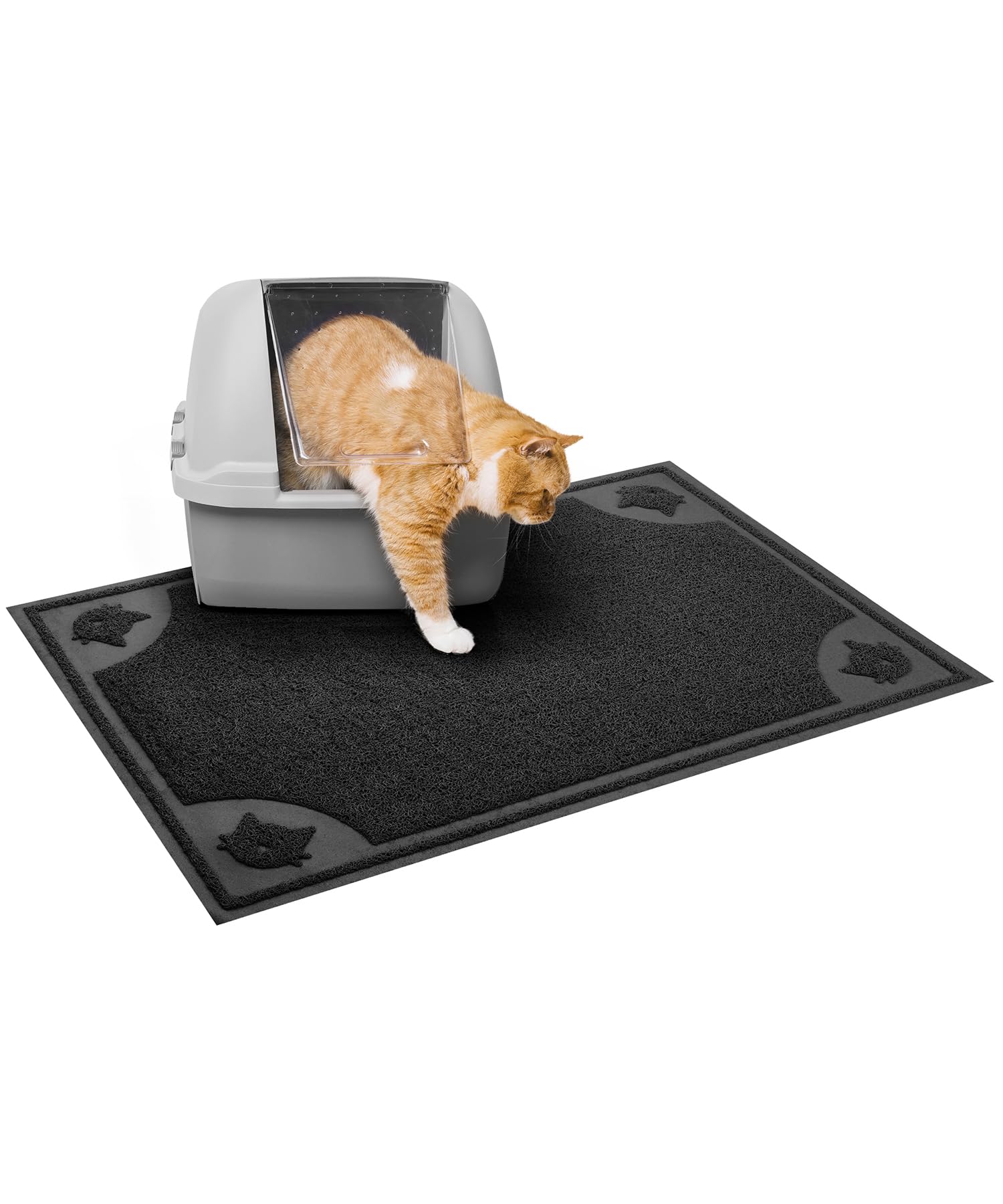 Mr. Pen mat blends practicality with style in black color.