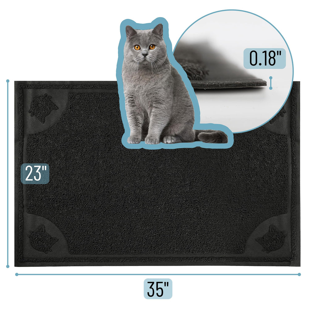 Mr. Pen mat close-up texture highlights soft PVC surface gentle on paws.