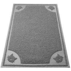 Mr. Pen large cat litter mat front view reduces litter tracking around the box.