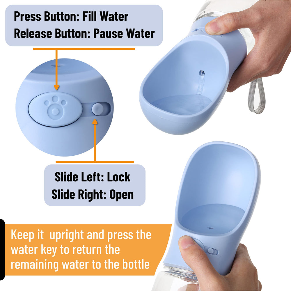 Mr. Pen bottle with carry strap enabling hands-free hydration on hikes.