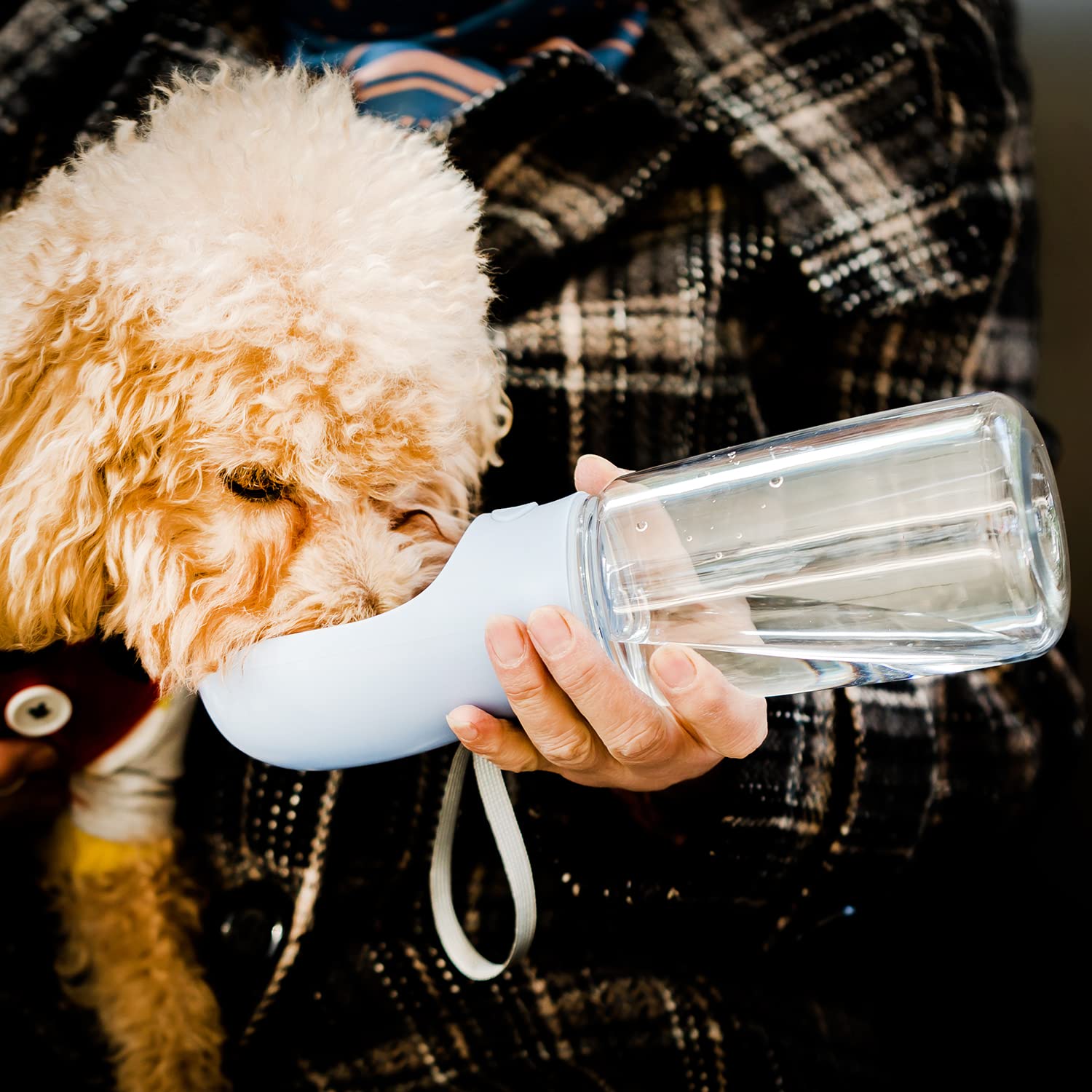 Mr. Pen blue bottle offers practical, travel-friendly hydration solution.