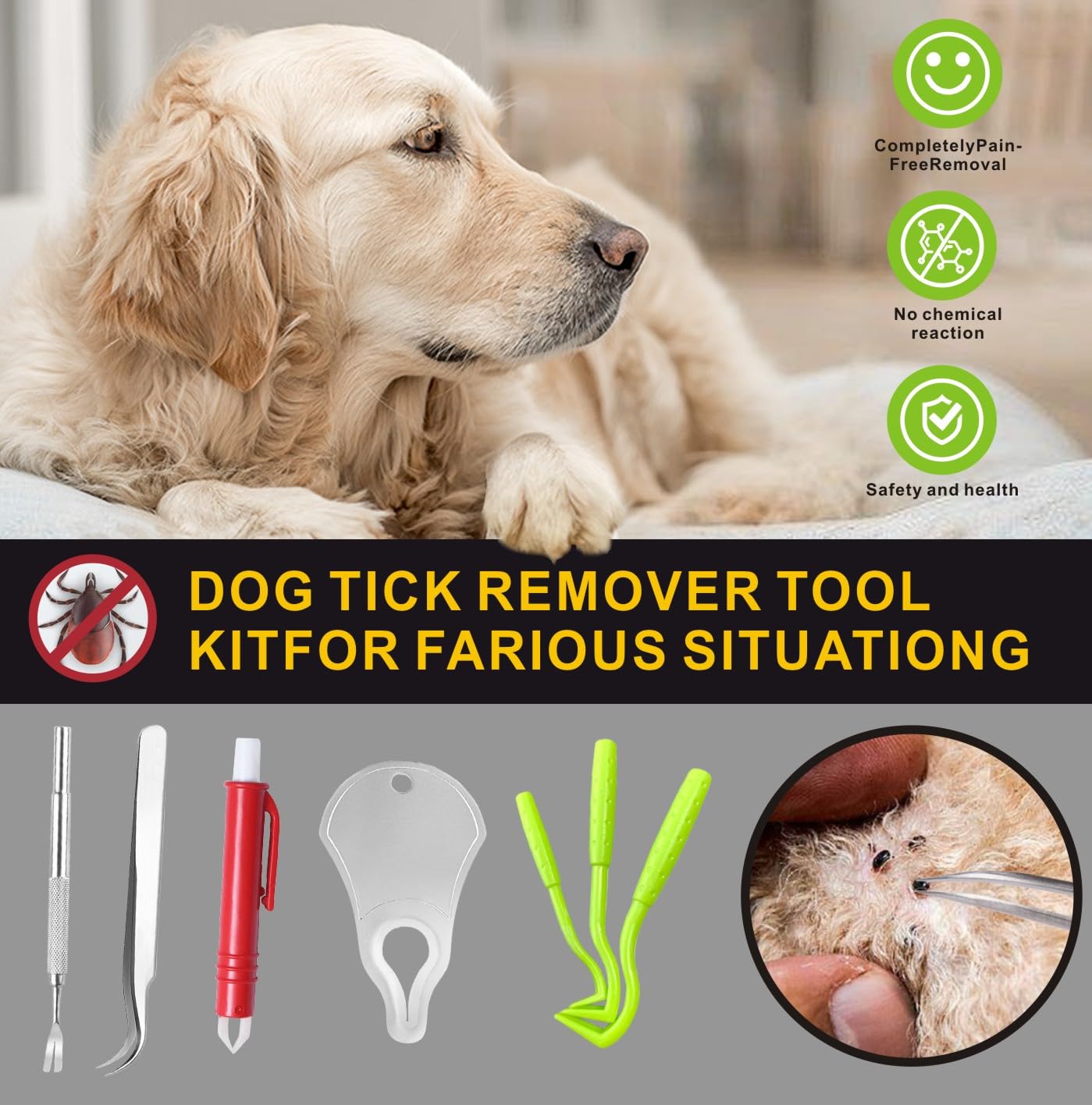 Mrcopetal tick key on keychain, easy to carry during outdoor adventures.
