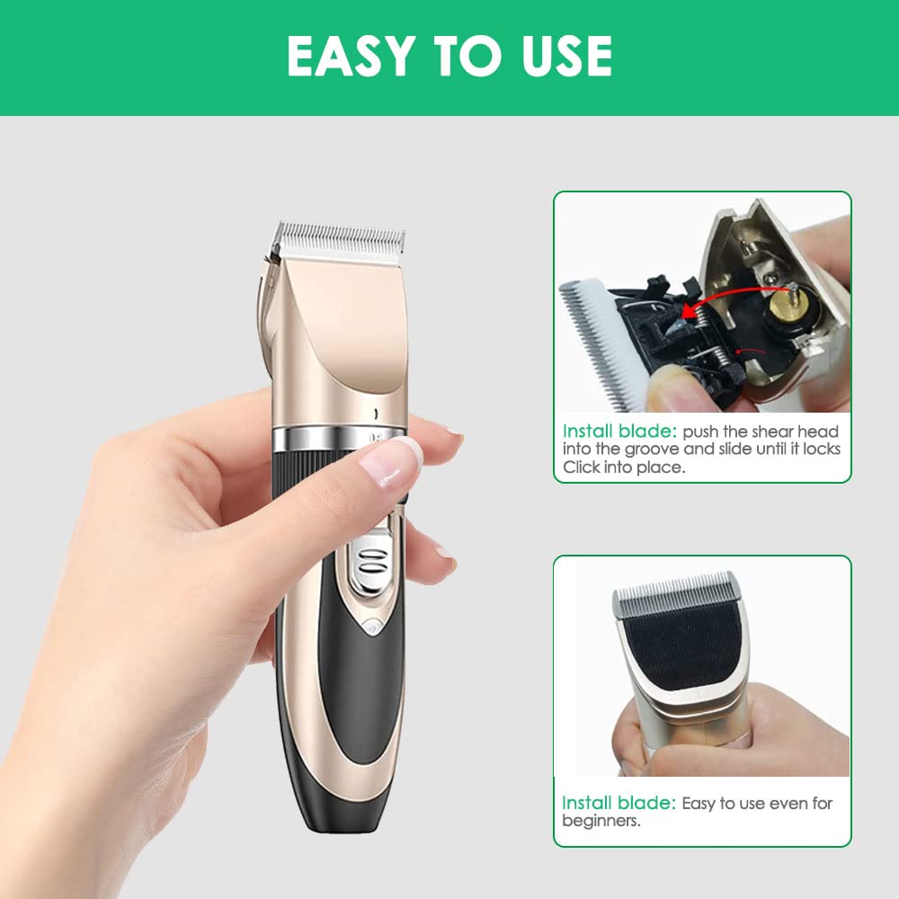 Mrgru blade install with Oneisall clipper demonstrates quick, safe setup