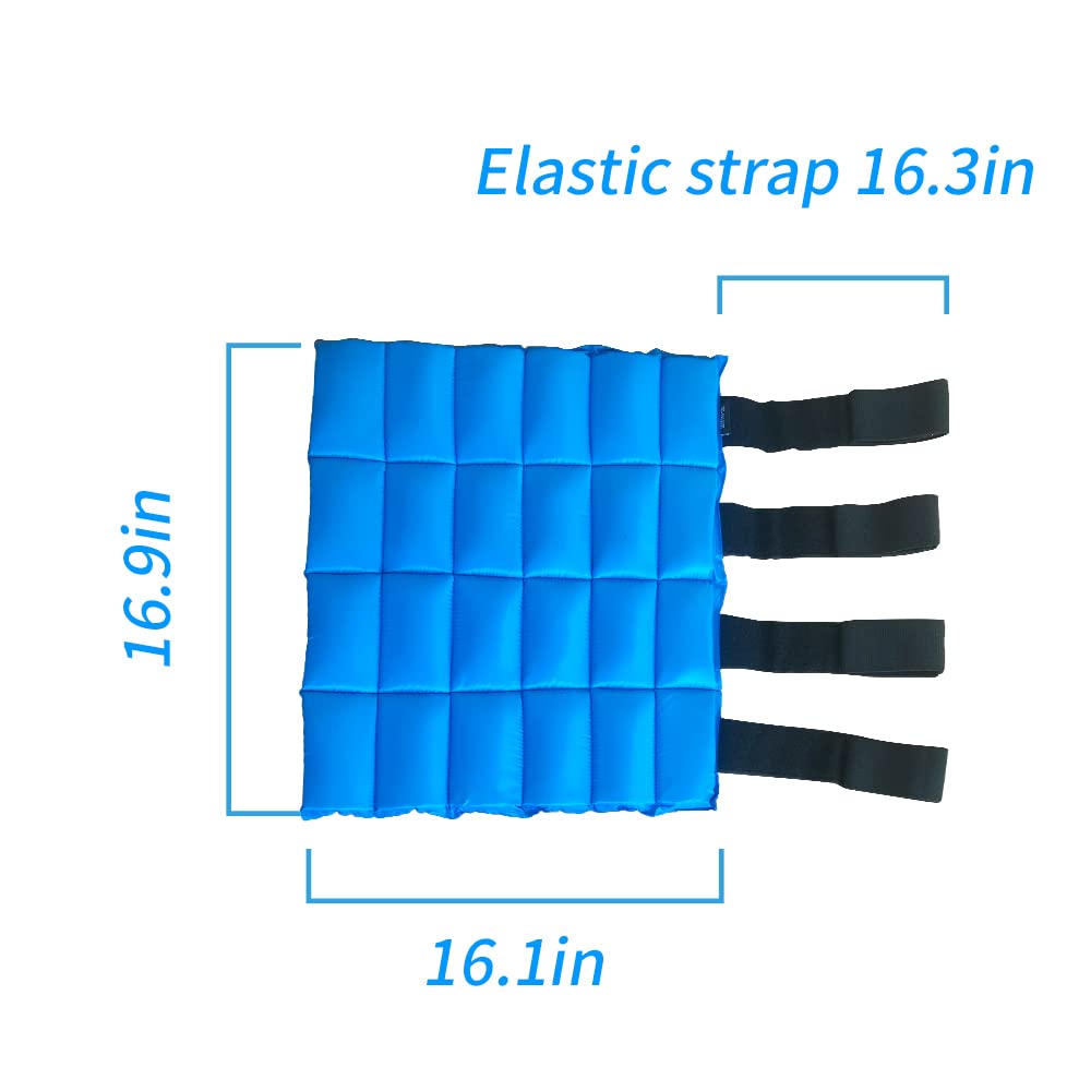 MR.ICE adjustable straps provide snug fit for barn, trailer, or stall use.
