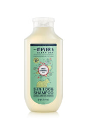 Mrs. Meyer's Clean Day Dog Shampoo bottle with Sweet Chamomile for fresh baths.