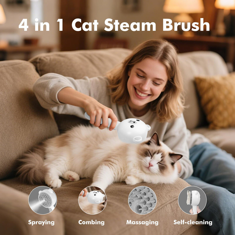MRSDAYU rechargeable pet brush with long-lasting power for multiple sessions