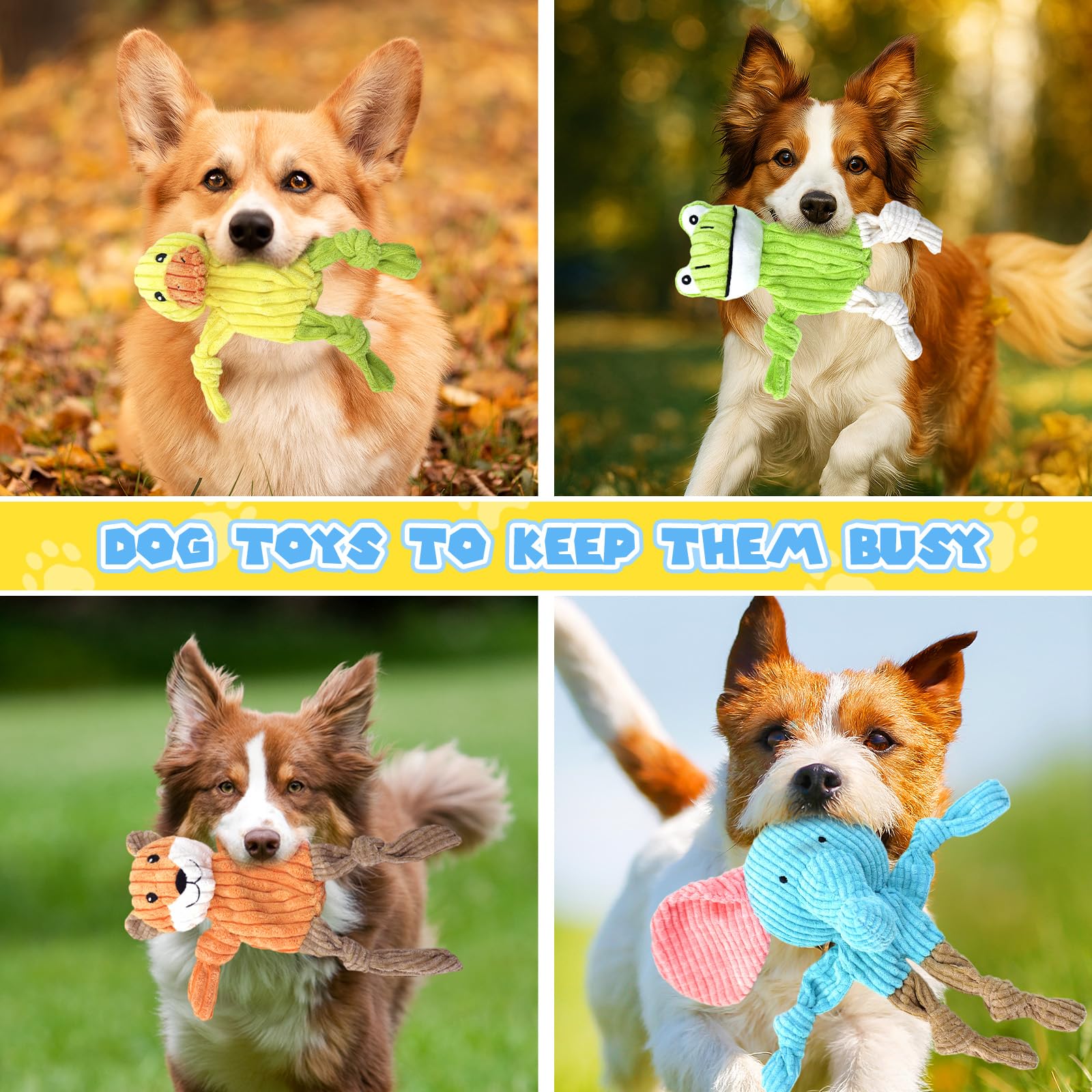 MRSOHRET durable fabric dog toy for long-lasting play sessions.