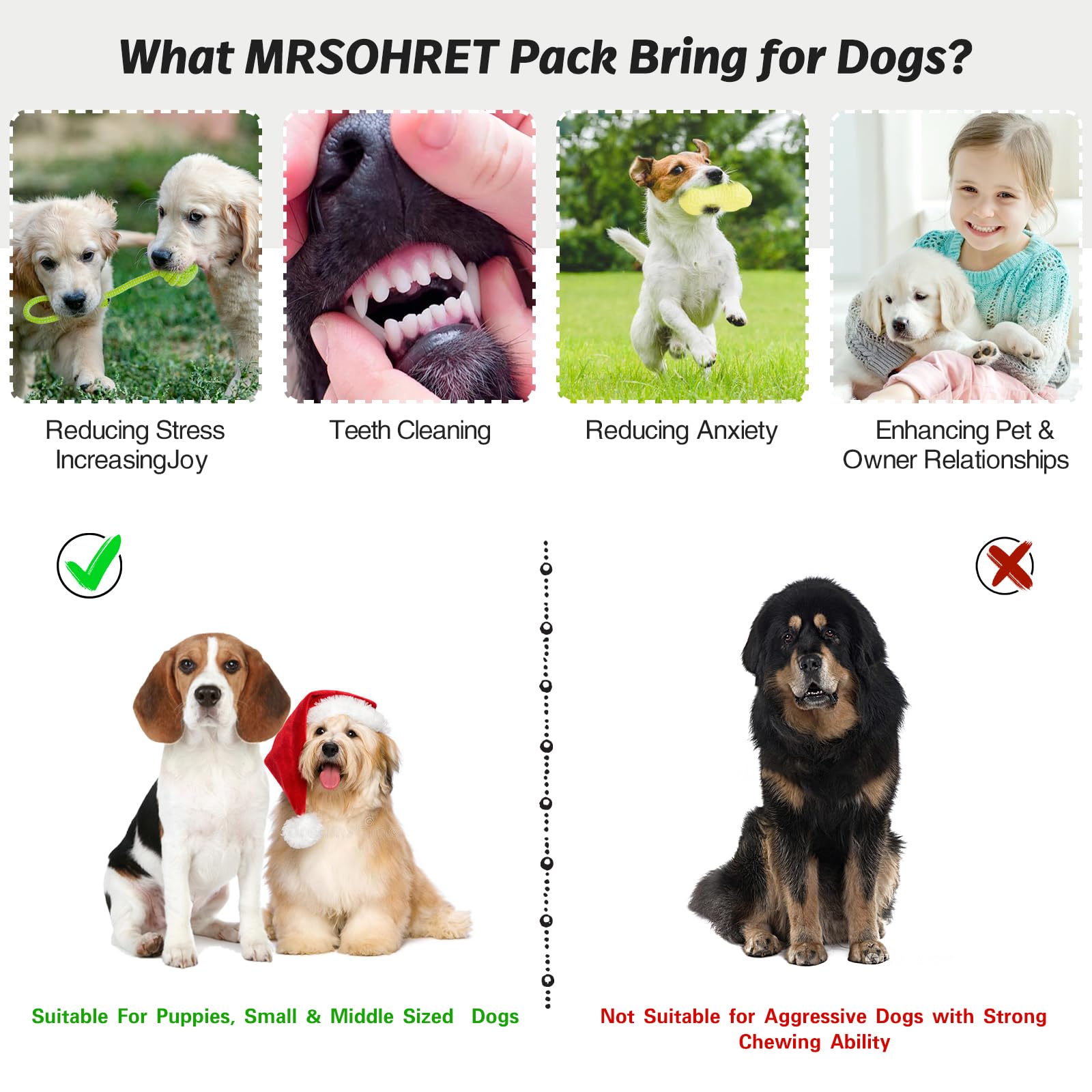 MRSOHRET dog training bell encourages good habits and interactive training sessions.