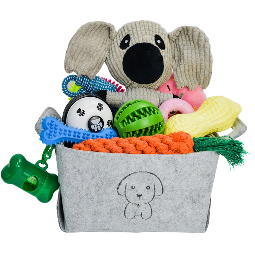 MRSOHRET rope toy bundle for puppies promotes active play and chewing relief.