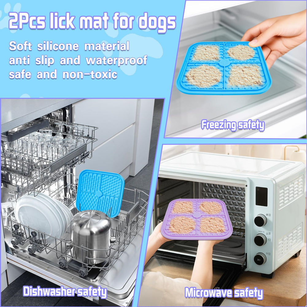 MRSOHRET silicone spatula for easy spread of treats during enrichment.