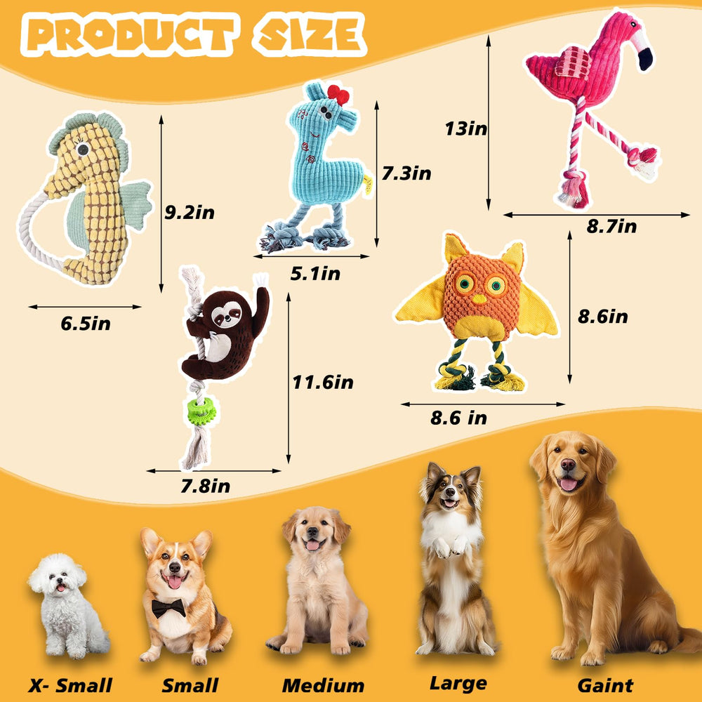 MRSOHRET squeaky plush toy close-up highlighting durable stitching.