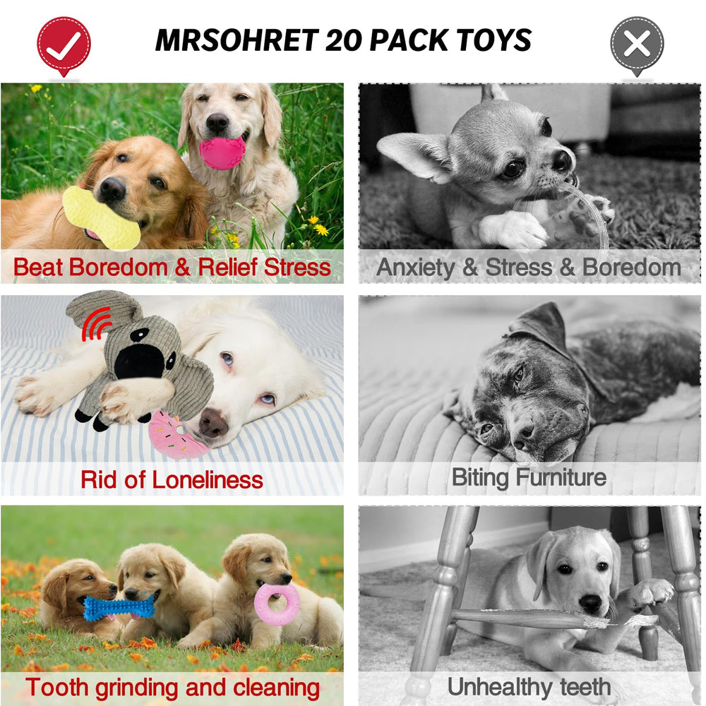 MRSOHRET toy storage basket keeps dog toys organized and accessible.