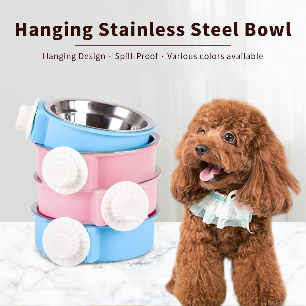 MRSXXNTY stainless-steel pet bowl closeup highlights durable, easy-to-clean surface.