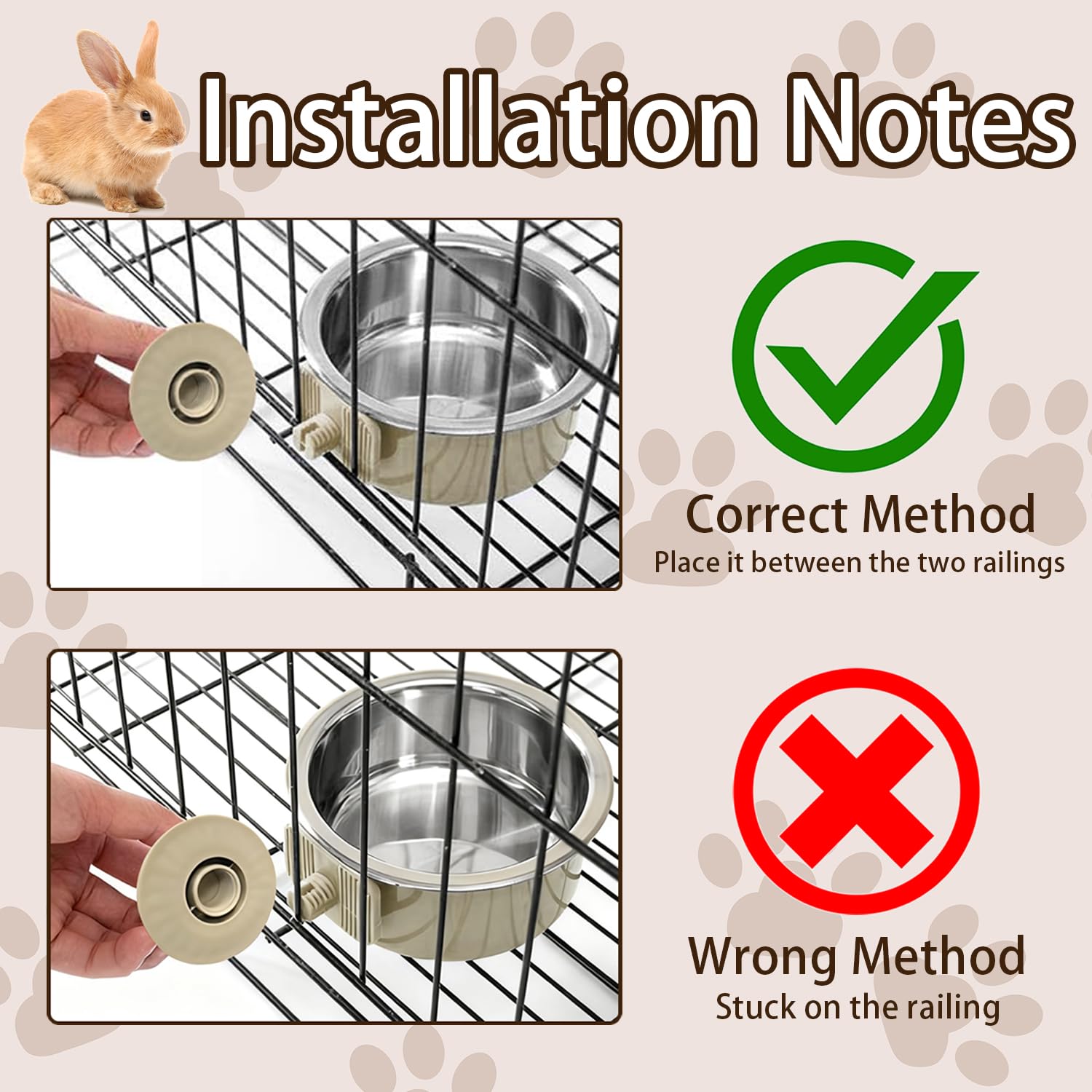 MRSXXNTY two-in-one pet bowl assembly for combined food and water