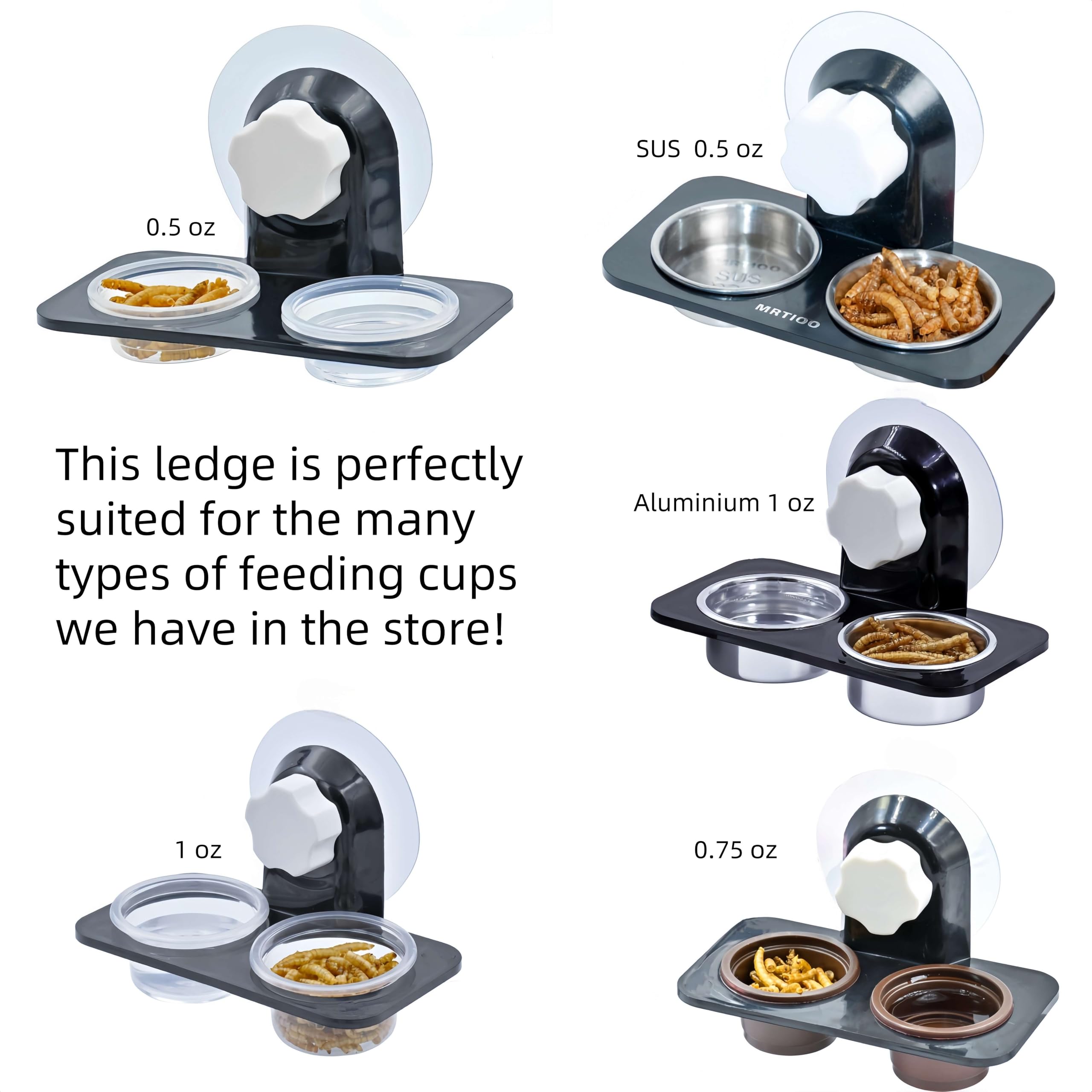 MRTIOO water dish accessory with ledge setup