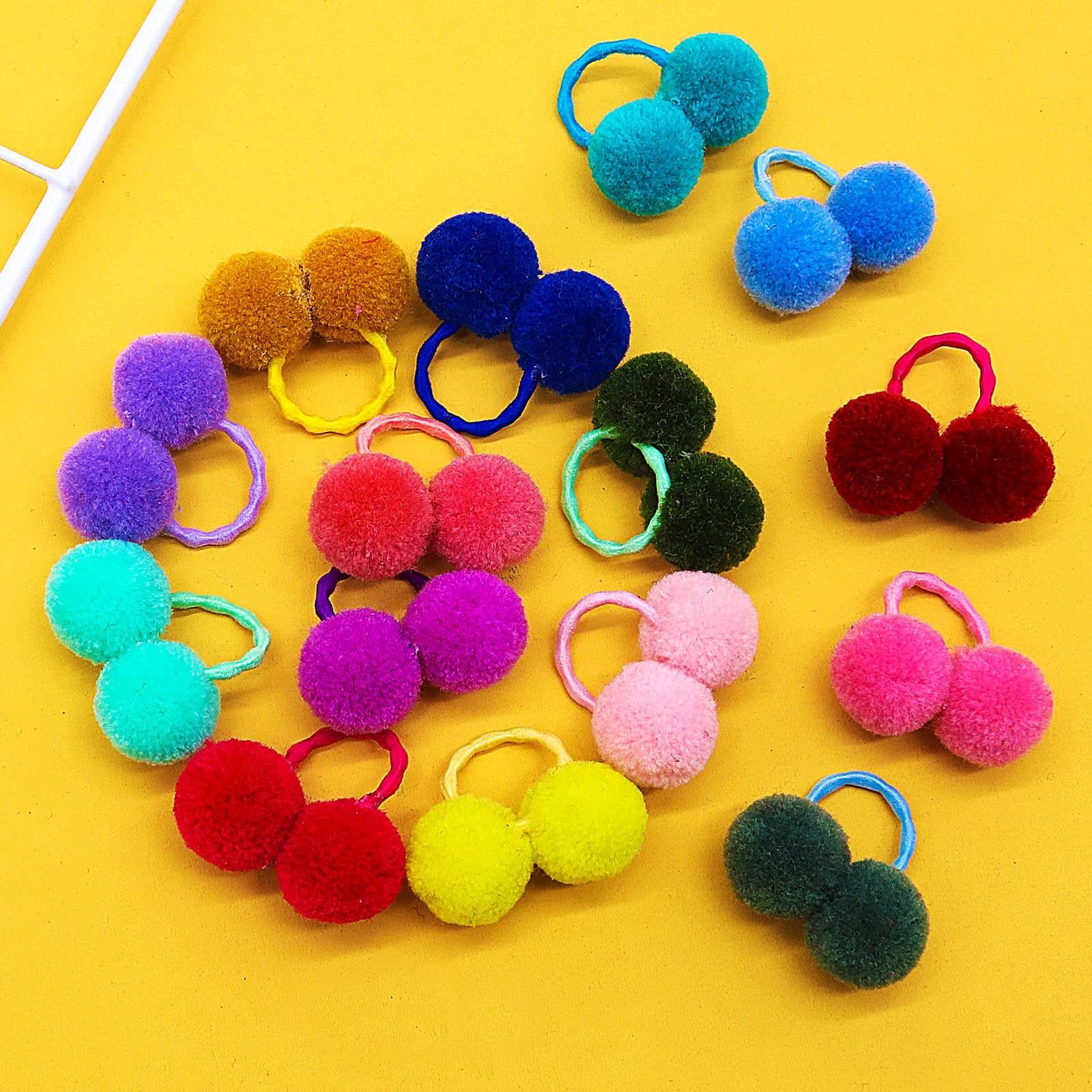 Mruq pet dog bows size 1.5x1.02 inch for comfy styling.