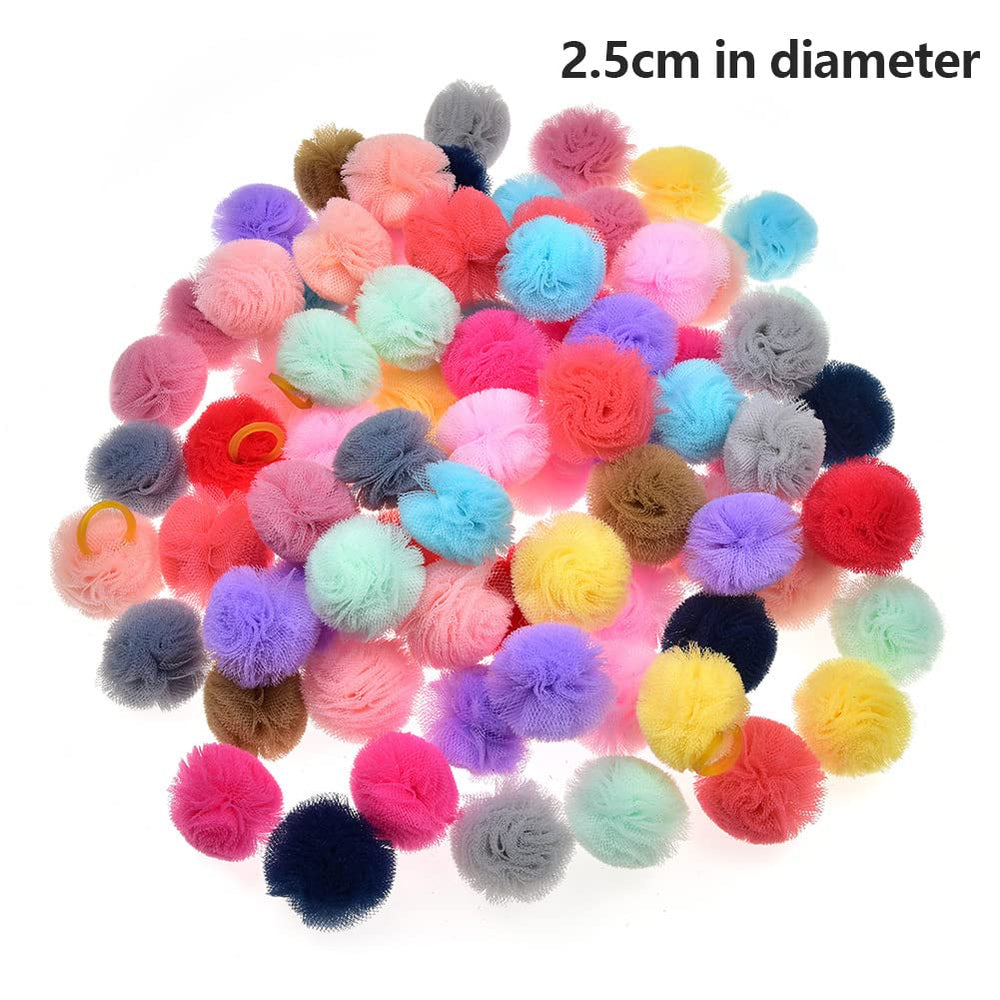 Mruq Pet rubber-band bows stay fixed during play