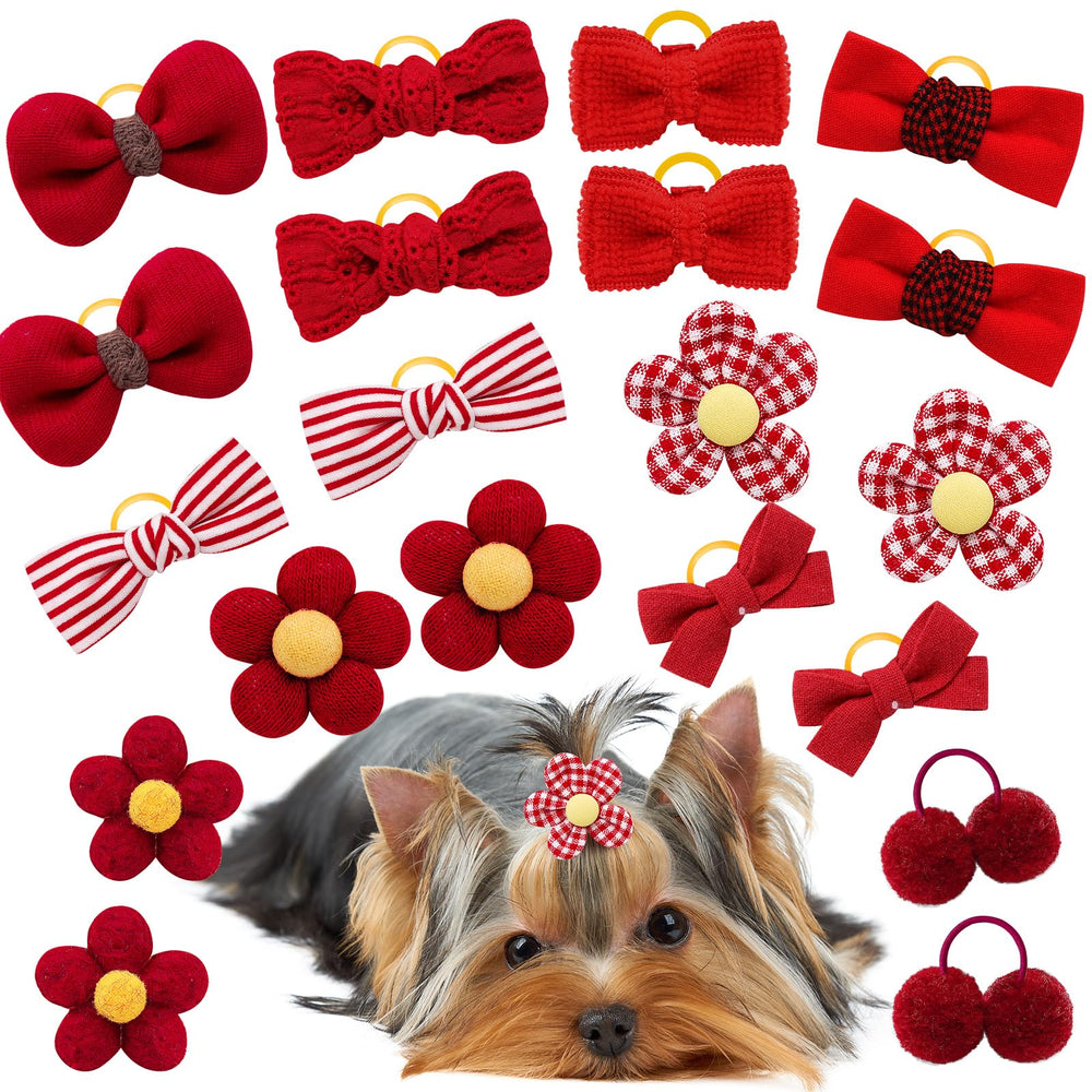 Mruq pet charming dog hair bows elevate daily grooming routine