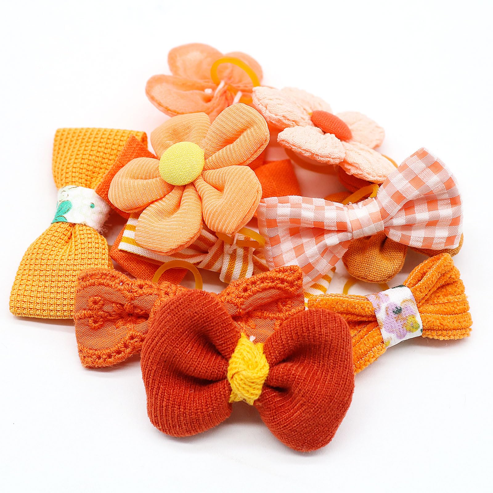Mruq pet small dog hair bows fit yorkie and other small breeds