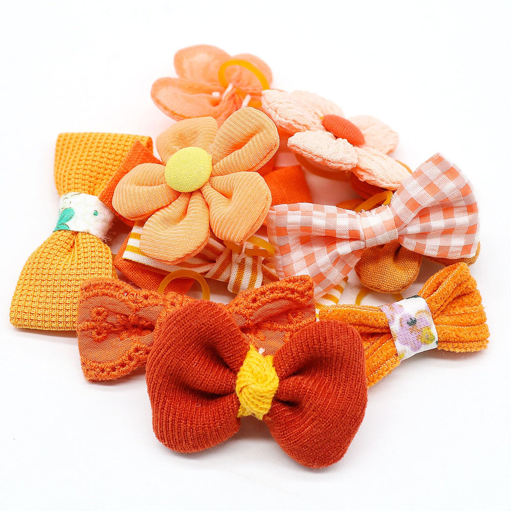 Mruq pet small dog hair bows fit yorkie and other small breeds