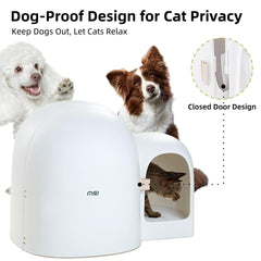 MS!MAKE SURE leak-proof litter box design keeps floors dry and clean.