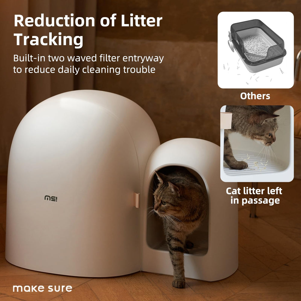 MS!MAKE SURE litter box fits stylishly into rooms as furniture.
