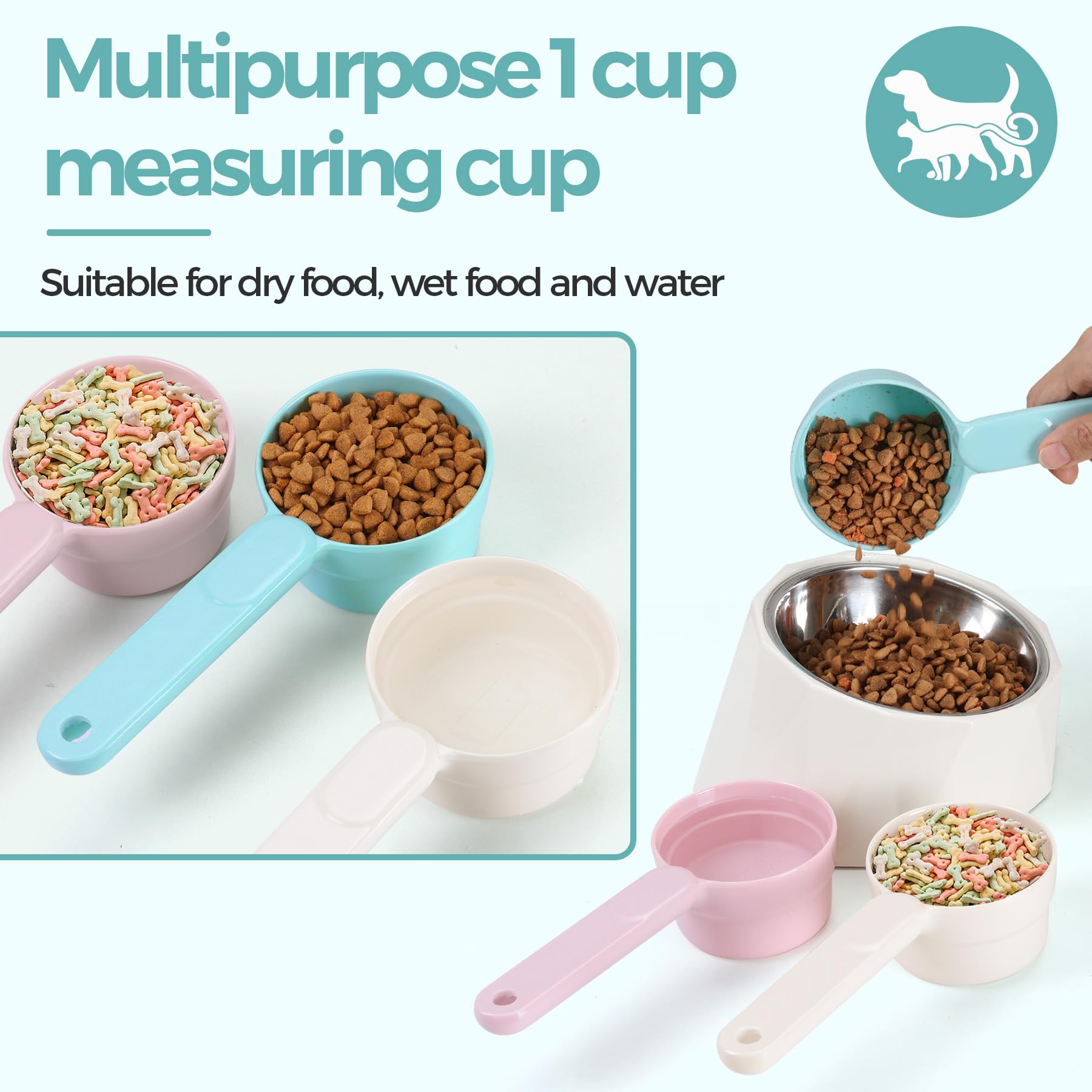 MSBC durable melamine material designed for daily pet feeding.