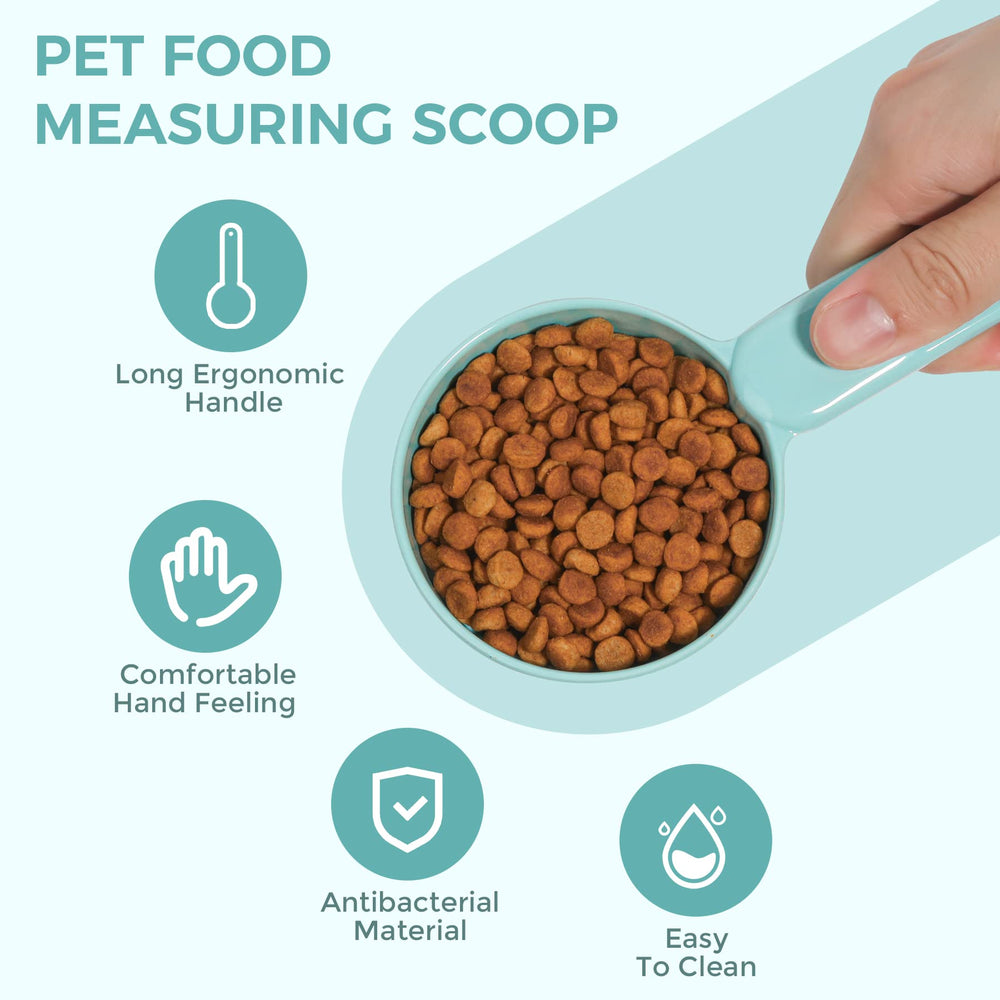 MSBC scoop handles both dry and wet pet foods and bulk ingredients.
