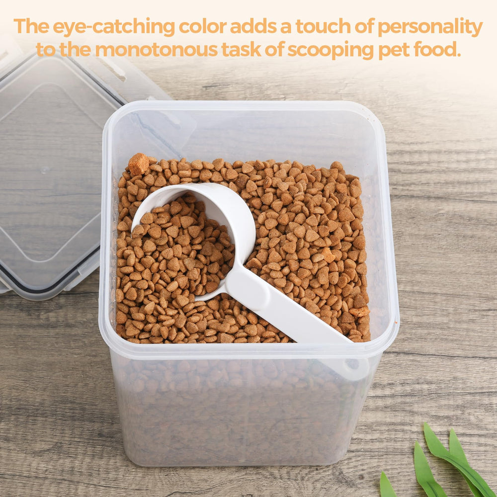 MSBC melamine scoop suitable for wet or dry pet foods and bulk ingredients.