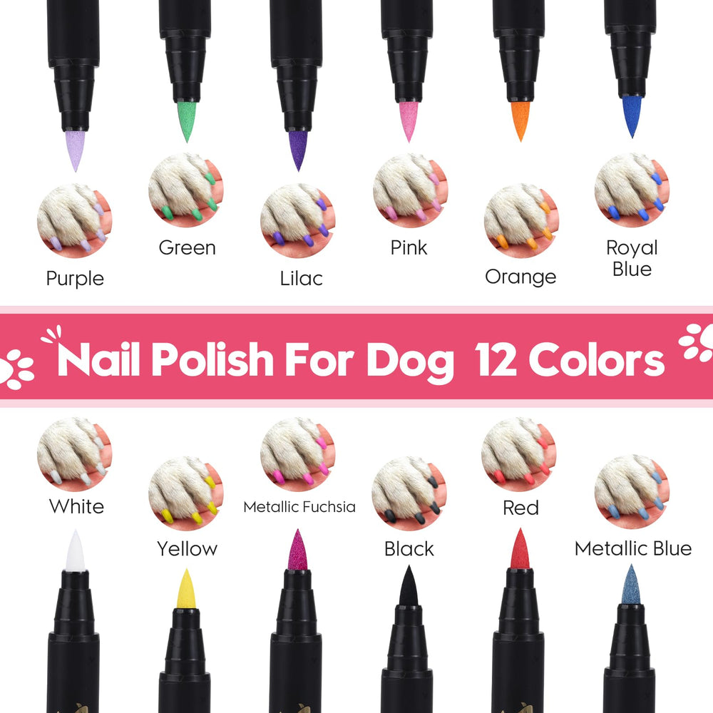 MSDADA quick-dry pet nail polish bottle demonstrates 60-second drying for mess-free play.