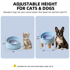 MS!MAKE SURE ceramic blue bowl shows 5.1-inch diameter for easy feeding.