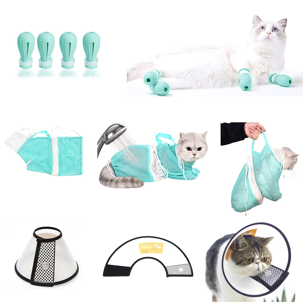 MSMUOEZ cat grooming kit with three products for various moods.