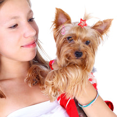 MTLEE dog hair clips heart clip adds playful charm and secure hold
