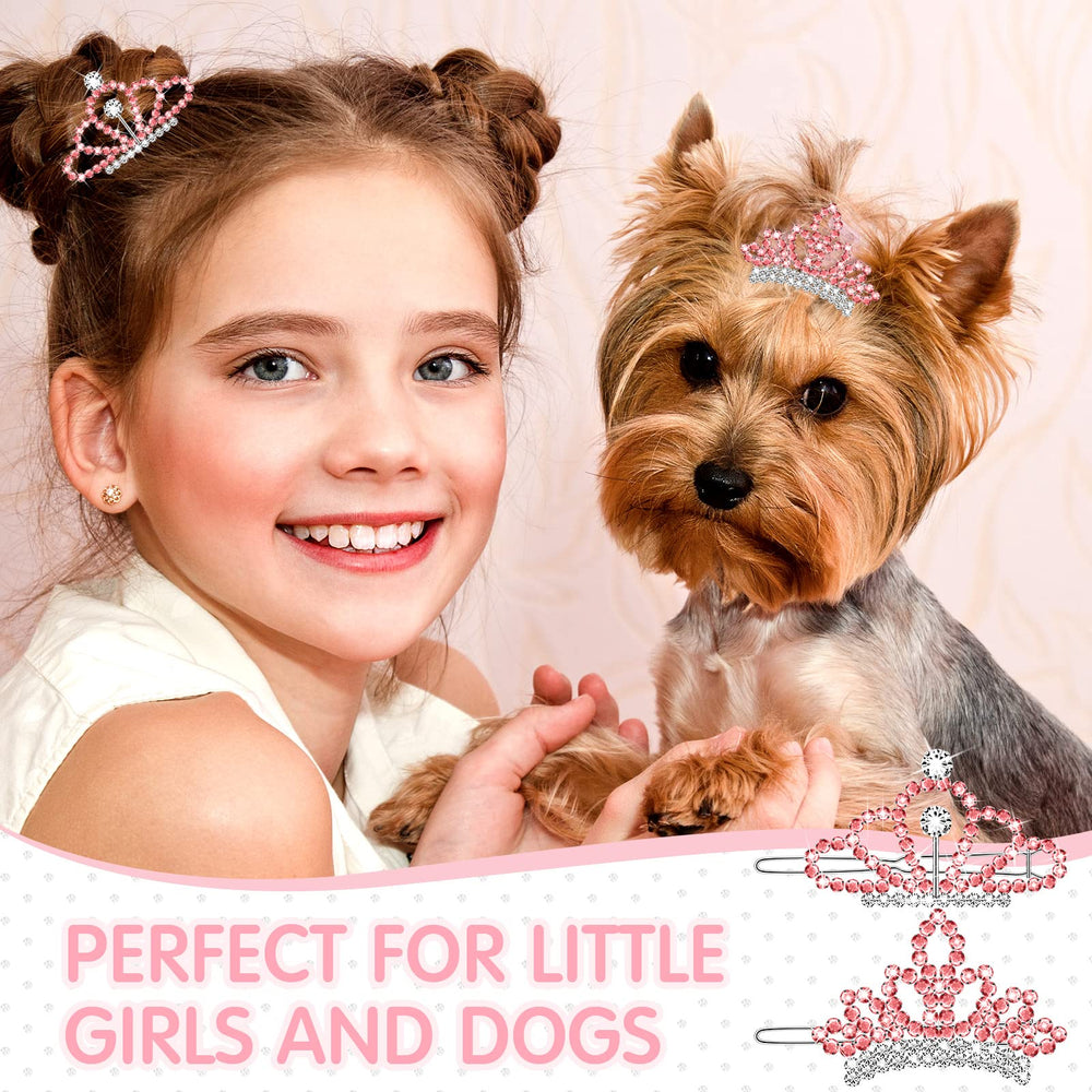 MTLEE two-style tiara clips great for cosplay and birthdays
