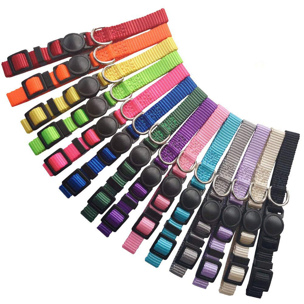 Mtliepte puppy ID collars colorful set for quick pup identification and variety